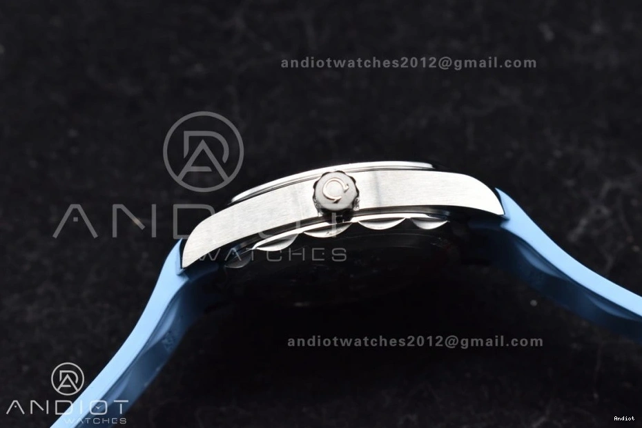 1:1 Summer on Terra Dial Clone Blue VSF Super Strap Blue Rubber A8900 Best 41mm Edition Aqua 1103